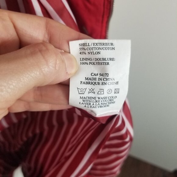 Suka Bright Red Snap Zip Front Coat Lined Jacket Cotton Blend Trench Buckle Med - Picture 9 of 14